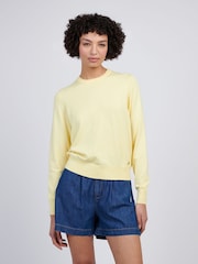 U.S. Polo Assn Yellow Womens Crew Neck Jumper - Image 1 of 7