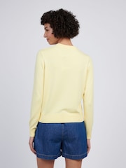 U.S. Polo Assn Yellow Womens Crew Neck Jumper - Image 2 of 7