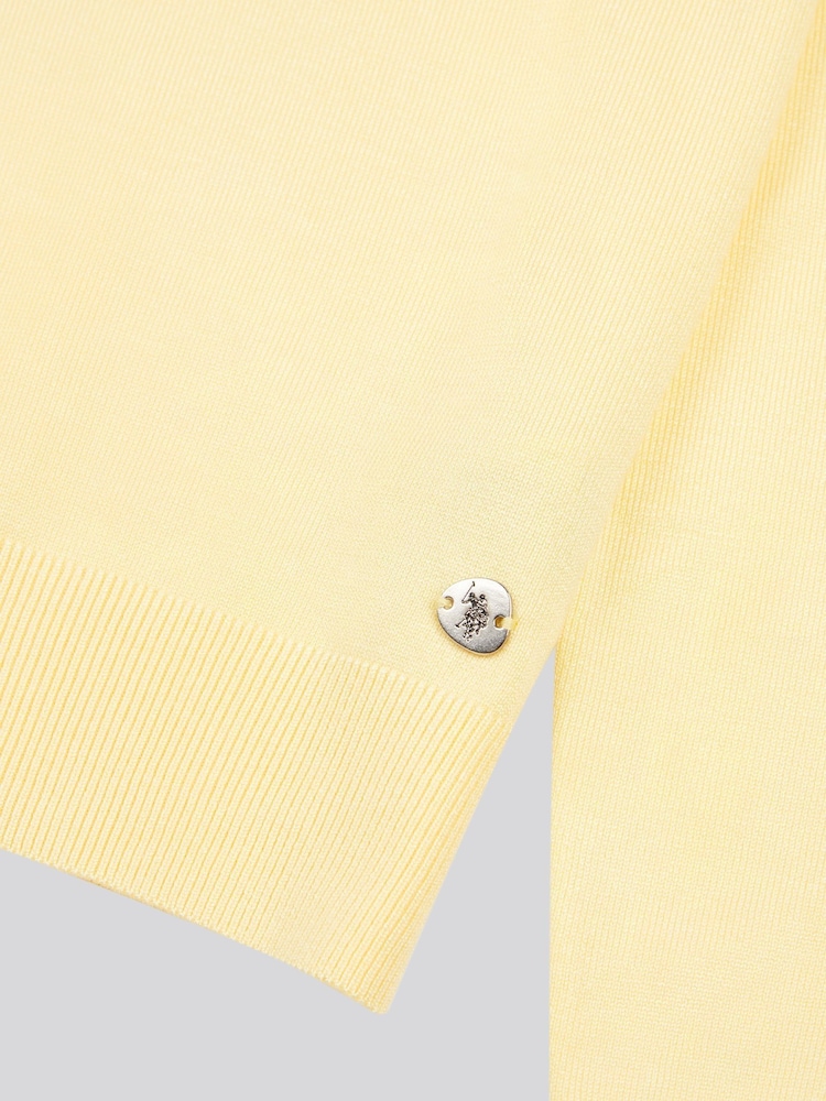 U.S. Polo Assn Yellow Womens Crew Neck Jumper - Image 7 of 7