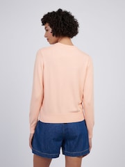 U.S. Polo Assn Orange Womens Crew Neck Jumper - Image 2 of 7