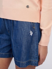 U.S. Polo Assn Orange Womens Crew Neck Jumper - Image 4 of 7