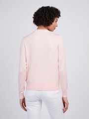 U.S. Polo Assn Pink Womens Crew Neck Jumper - Image 2 of 4
