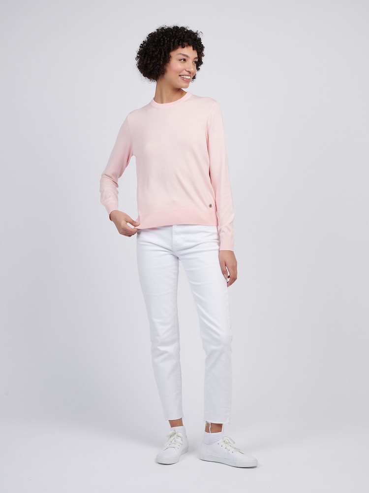 U.S. Polo Assn Pink Womens Crew Neck Jumper - Image 3 of 4