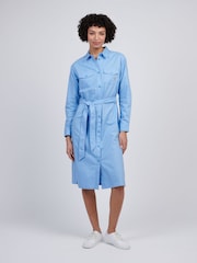 U.S. Polo Assn Blue Womens Shirt Dress - Image 1 of 8