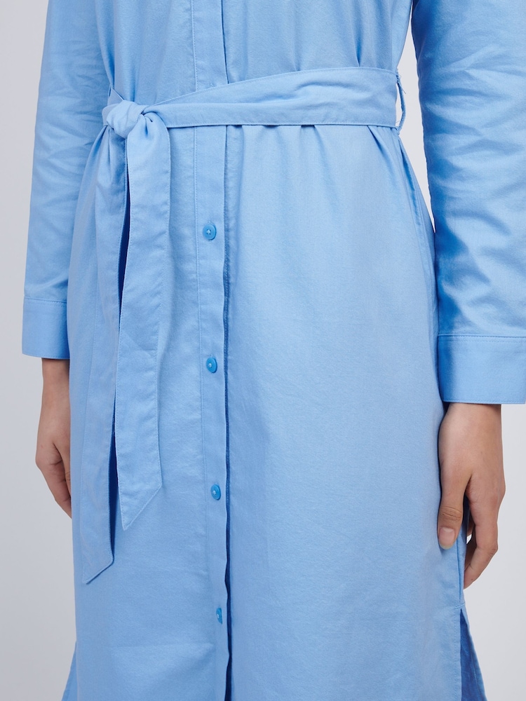 U.S. Polo Assn Blue Womens Shirt Dress - Image 5 of 8