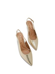 zlata (barva); zlato - Čevlji z odprto peto Carvela Allegra - Slika 3 iz 6