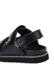 Carvela Black Denim Dazzle Sandals - Image 3 of 4