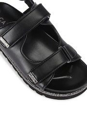 Carvela Black Denim Dazzle Sandals - Image 4 of 4