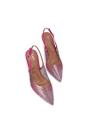 Carvela Positano Vinyl Sling Back Shoes - Image 3 of 5