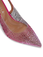 Carvela Positano Vinyl Sling Back Shoes - Image 4 of 5