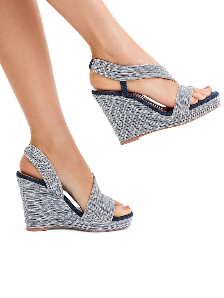 Blau - Carvela Gala Wedge Sandals - Bild 1 von 4 Blau - Carvela Gala Wedge Sandals - Bild 1 von 4