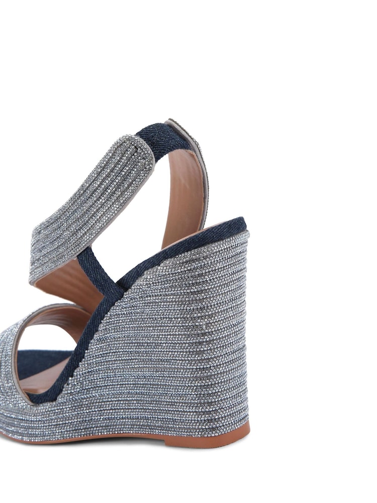 Blauw - Carvela Gala Wedge Sandals - Image 3 of 4