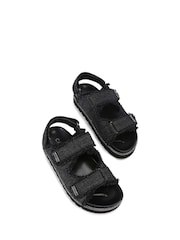 Carvela Black Denim Dazzle Sandals - Image 2 of 4