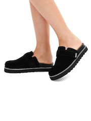 Carvela Black Dazzle Mule Sandals - Image 1 of 5