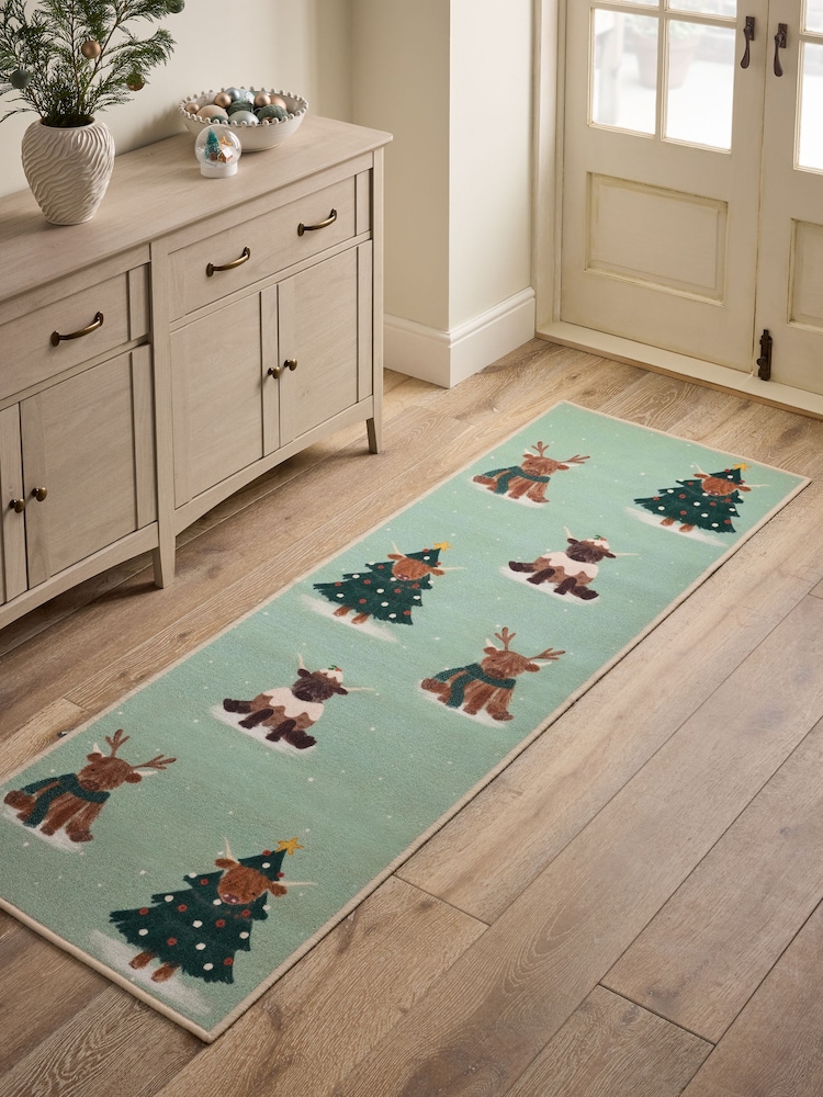 Washable Christmas Hamish Runner - Slika 1 iz 5