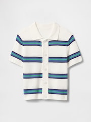 Gap White Crochet Cabana Shirt (6mths-5yrs) - Image 2 of 4