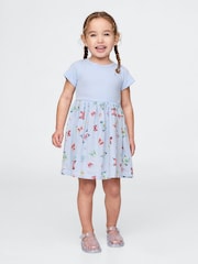 Blauw met vlinder - Gap skaterjurk (6 mnd - 5 jr) - Image 1 of 3