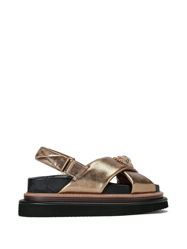 Kurt Geiger London Orson Cross Strap Sandals - Image 2 of 6
