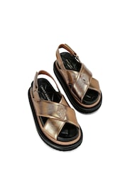 Kurt Geiger London Orson Cross Strap Sandals - Image 3 of 6