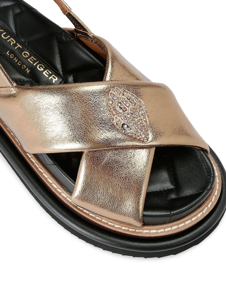 Kurt Geiger London Orson Cross Strap Sandals - Image 4 of 6