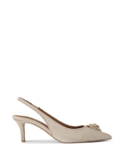 Kurt Geiger London Belgravia Eagle Sling Back Shoes - Image 2 of 5