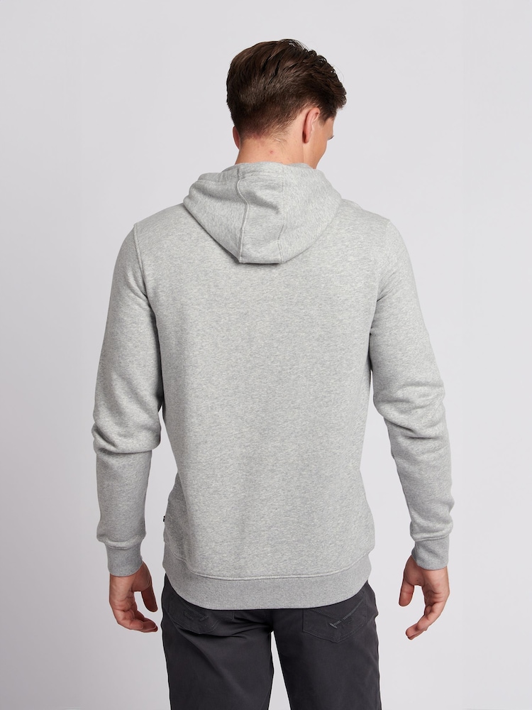 U.S. Polo Assn Grey Mens Rider Brush Back Hoodie - Image 2 of 6