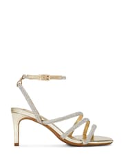 Kg Kurt Geiger Gold Savanna Low3 Sandals - Image 1 of 5