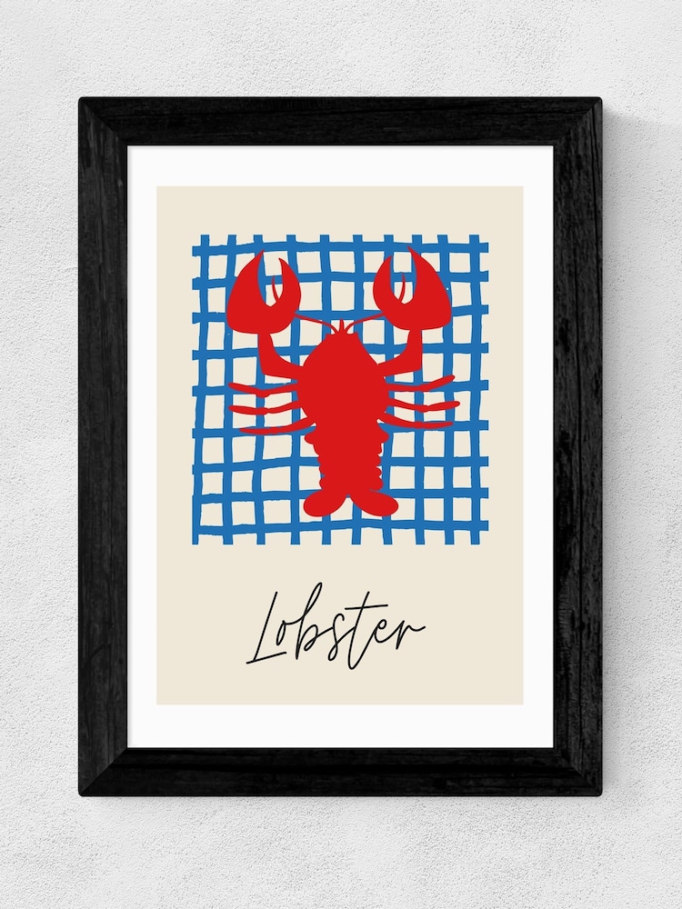 East End Prints Black Lobster Framed Art Print - Image 2 of 3