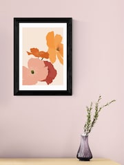 East End Prints Black Autumn Wildflowers Framed Art Print - Image 1 of 3