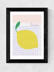East End Prints Black Big Lemon Framed Art Print - Image 2 of 5
