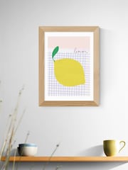 East End Prints Oak Big Lemon Framed Art Print - Image 1 of 5