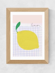 East End Prints Oak Big Lemon Framed Art Print - Image 2 of 5