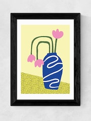 East End Prints Black Wilted Flowers Framed Art Print - Image 2 of 5