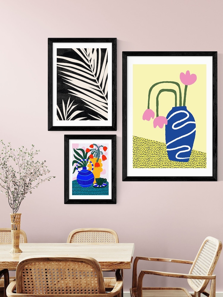 East End Prints Black Wilted Flowers Framed Art Print - Image 3 of 3