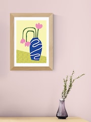 East End Prints Oak Wilted Flowers Framed Art Print - Image 1 of 5