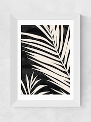 East End Prints White Moody Palm Fronds Framed Art Print - Image 2 of 5