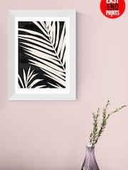 East End Prints White Moody Palm Fronds Framed Art Print - Image 4 of 5