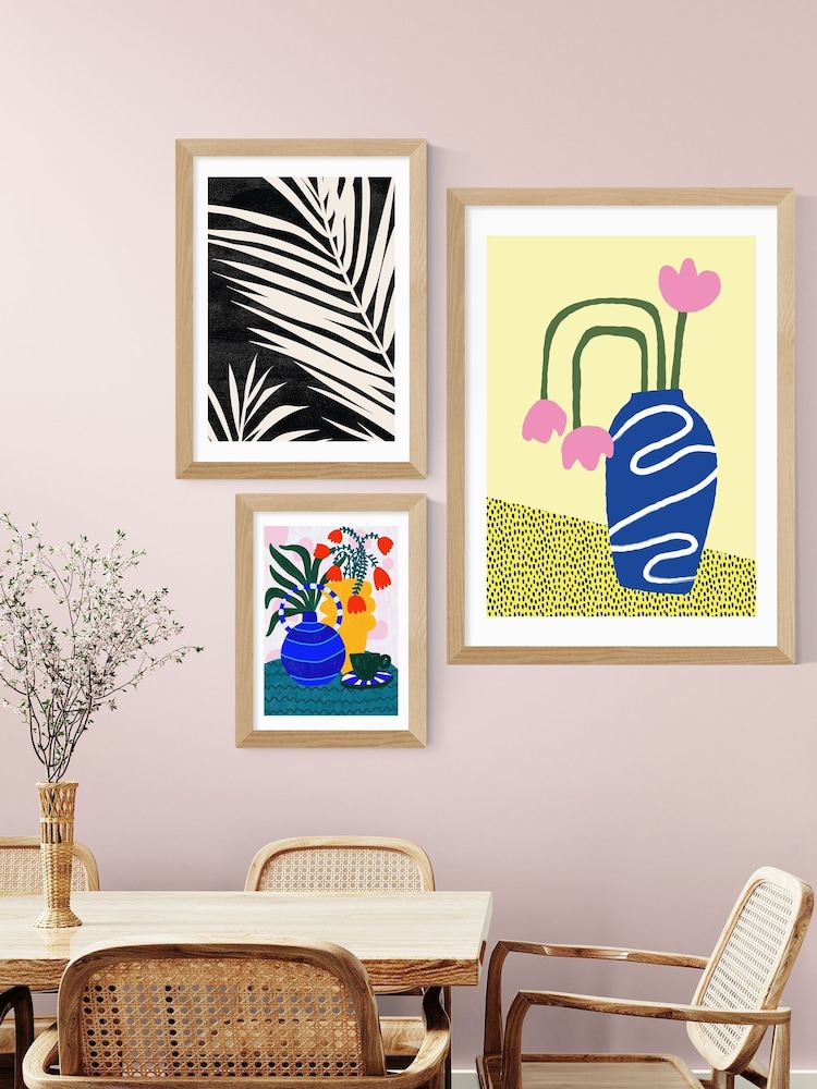 East End Prints Oak Tulips and Coffee Framed Art Print - Image 3 of 3 East End Prints Oak Tulips and Coffee Framed Art Print - Image 3 of 3