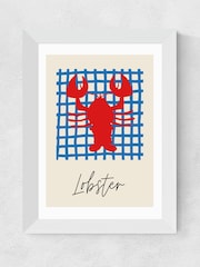 East End Prints White Lobster Framed Art Print - Image 2 of 5