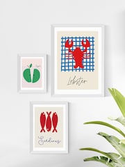 East End Prints White Lobster Framed Art Print - Image 3 of 5