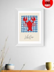 East End Prints White Lobster Framed Art Print - Image 4 of 5