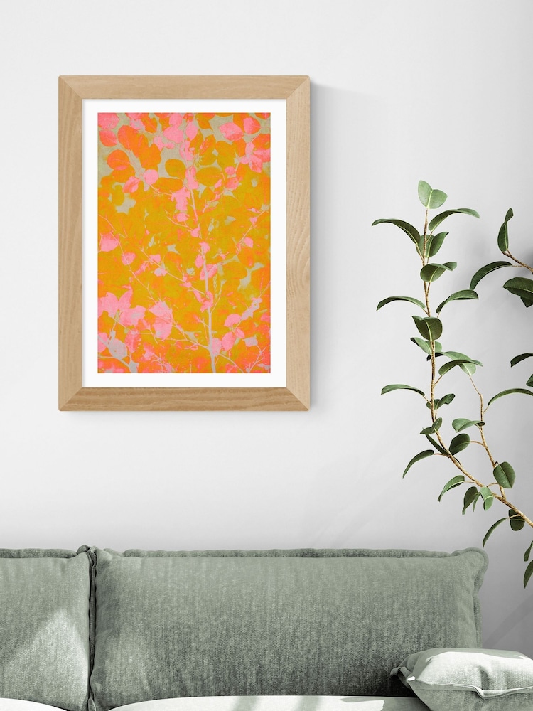 East End Prints Oak Colourful Autumn Framed Art Print - Image 1 of 5