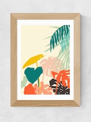 East End Prints Oak Tropical Nature Framed Art Print - Image 2 of 5
