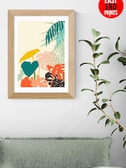 East End Prints Oak Tropical Nature Framed Art Print - Image 4 of 5