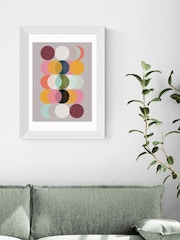 East End Prints White Moods and Moons Framed Art Print - Image 1 of 5