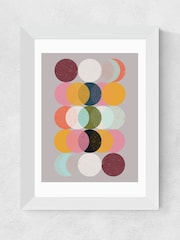 East End Prints White Moods and Moons Framed Art Print - Image 2 of 5