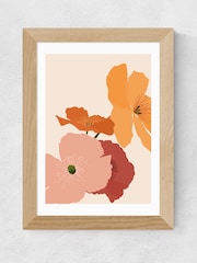 East End Prints Oak Autumn Wildflowers Framed Art Print - Image 2 of 5
