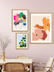 East End Prints Oak Autumn Wildflowers Framed Art Print - Image 3 of 5