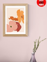 East End Prints Oak Autumn Wildflowers Framed Art Print - Image 4 of 5