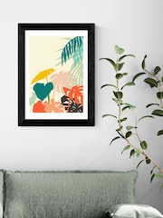 East End Prints Black Tropical Nature Framed Art Print - Image 1 of 3
